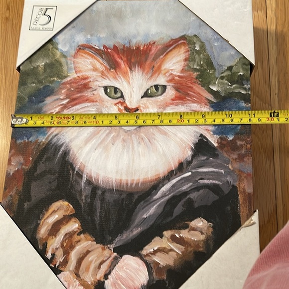Cat Portrait Painting Print on Canvas - Picture 7 of 7